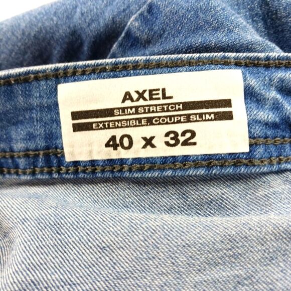 Buffalo  David Button Axel Slim Stretch Denim Jeans 5 Pocket Men's 40x32-*(31)** - Picture 2 of 13